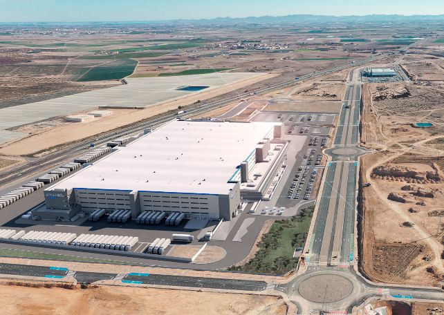 Amazon continúa invirtiendo en la Región de Murcia con un nuevo centro logístico robotizado equipado con tecnología punta de 160.000m2