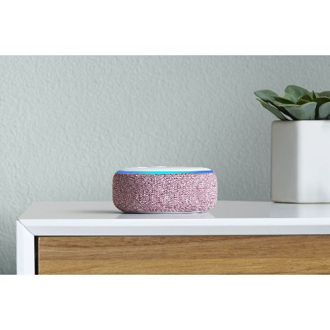 Amazon-Echo-Dot,-Plum,-on-dresser